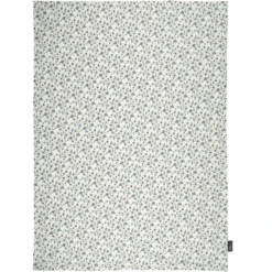 Alvi® Babydecke Petit Fleurs Grün/weiß 75 X 100 Cm