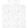Alvi Bettwäsche 80 X 80 Cm, Sterne Silbergrau Exklusiv