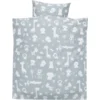 Alvi Bettwäsche 80 X 80 Cm, Zootiere Puderblau