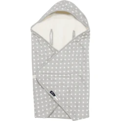 Alvi® Einschlagdecke Stars Silber 80 X 80 Cm