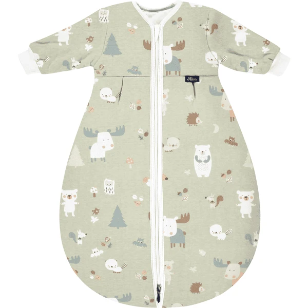 Alvi® Kugelschlafsack-Mäxchen Thermo Mit Arm Baby Forest 1 Alvi® Kugelschlafsack-Mäxchen Thermo Mit Arm Baby Forest