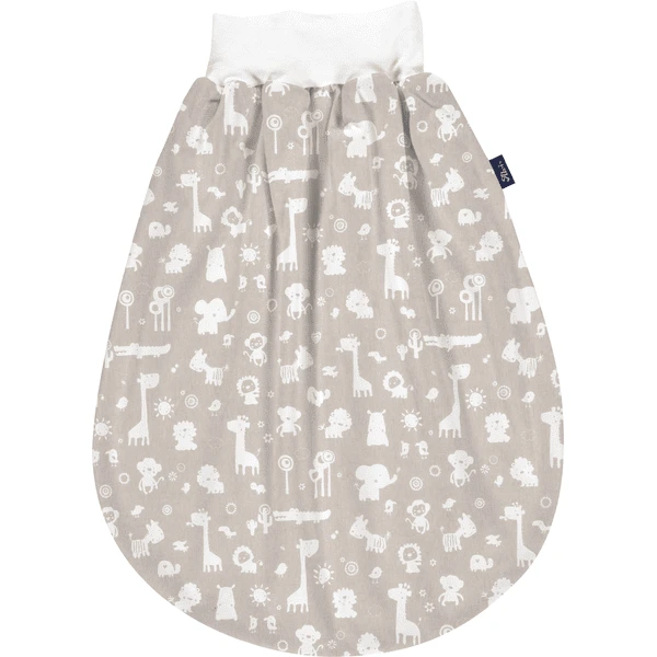 Alvi® Schlupf-Mäxchen Light XL Zootiere Taupe 1 Alvi® Schlupf-Mäxchen Light XL Zootiere Taupe