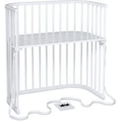 Babybay Beistellbett Boxspring Weiß
