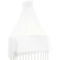 Babybay Himmel Punkte Perlgrau