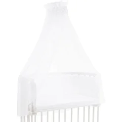 Babybay Himmelstoff Sterne Perlgrau 200 X 135 Cm