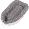 Babybay® Kuschelnest Taupe Sterne Weiß