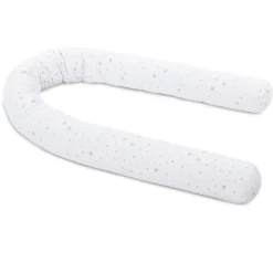 Babybay® Nestchenschlange Piqué Passend Für Kinderbetten, Weiß Sternemix Sand/azurblau