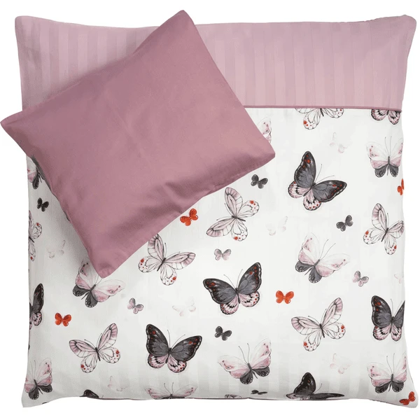 Be Be 's Collection Bettwäsche Butterfly Bunt 80x80 Cm 1 Be Be 's Collection Bettwäsche Butterfly Bunt 80x80 Cm