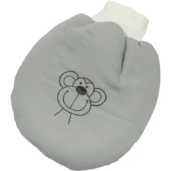 Be Be 's Collection Musselin Strampelsäckchen Leicht Wattiert Grau