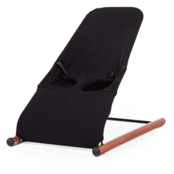 CHILDHOME Babywippe Evolux Nussbaum Schwarz