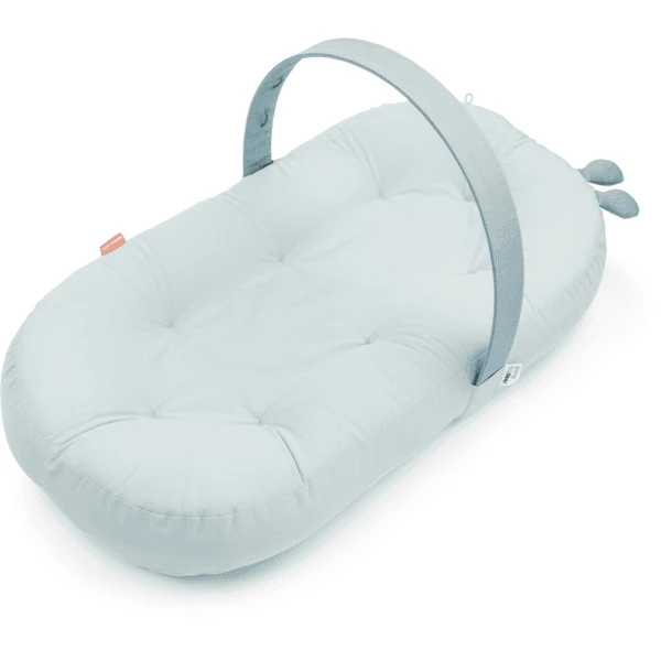 Done By Deer™ Babynest Mit Aktivitätsbogen Raffi Blau 1 Done By Deer™ Babynest Mit Aktivitätsbogen Raffi Blau