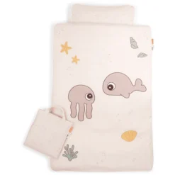 Done By Deer™ Bettwäsche Junior Jelly & Wally 100 X 140 Cm Powder Rosa