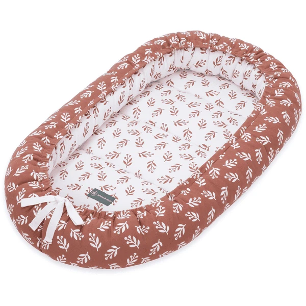 Emma & Noah Kuschelnest Floral Mocca 1 Emma & Noah Kuschelnest Floral Mocca