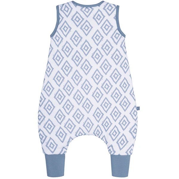 Emma & Noah Schlafsack Mit Füßen Rauten Blau TOG 2.5 2 Emma & Noah Schlafsack Mit Füßen Rauten Blau TOG 2.5 – Bild 2