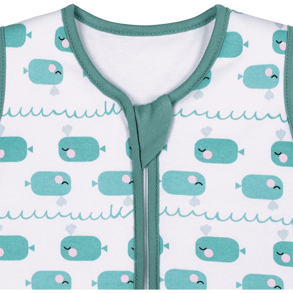 Emma & Noah Schlafsack Mit Füßen Wal Blau TOG 2.5 5 Emma & Noah Schlafsack Mit Füßen Wal Blau TOG 2.5 – Bild 5