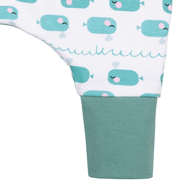 Emma & Noah Schlafsack Mit Füßen Wal Blau TOG 2.5 6 Emma & Noah Schlafsack Mit Füßen Wal Blau TOG 2.5 – Bild 6