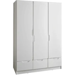Geuther Kleiderschrank Fresh Weiß 3-türig
