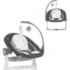Hauck Babyaufsatz Alpha Bouncer 2in1 Deluxe Melange Grey