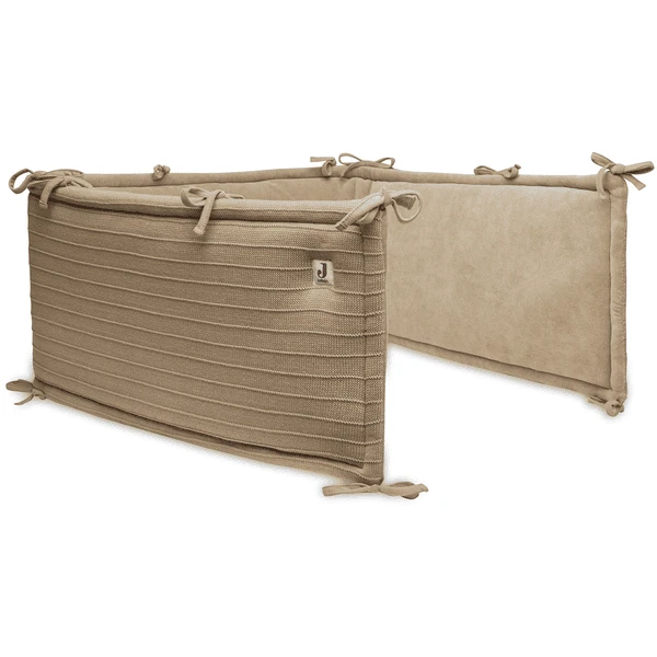 Jollein Bettumrandung/Laufgitterumrandung 30x180cm Pure Knit Biscuit 1 Jollein Bettumrandung/Laufgitterumrandung 30x180cm Pure Knit Biscuit