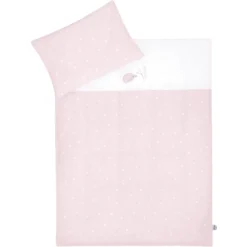 JULIUS ZÖLLNER Bettwäsche Mit Applikation Igel/ Star Rose 100x135 Cm