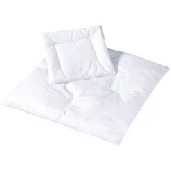 JULIUS ZÖLLNER Kindersteppbett-Set Feder-Daune 35 X 40 Cm / 80 X 80 Cm