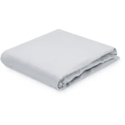 JULIUS ZÖLLNER Spannbettlaken Musselin Grau 70 X 140 Cm