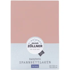JULIUS ZÖLLNER Spannbetttuch Jersey Blush 70 X 140 Cm