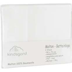 Kindsgard Betteinlagen Tistap 2er-Pack 50 X 70 Cm Weiß