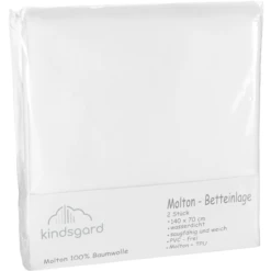Kindsgard Betteinlagen Tistap 2er-Pack 70 X 140 Cm Weiß
