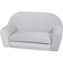 Knorr Toys® Kindersofa Cosy Geo Grey