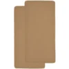 Meyco Jersey Spannbettlaken 2er Pack 60 X 120 Toffee