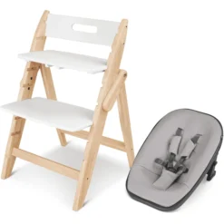 Moji Hochstuhl Yippy Inklusive Neugeborenenaufsatz Cotton Birch