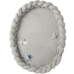 Nordic Coast Company Kuschelnest 3-in-1 Grau