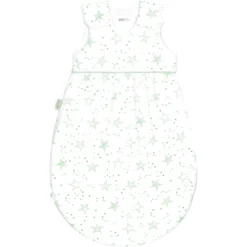 Odenwälder Jerseyschlafsack Timmi Cool Scribble Stars Neon Mint 70 Cm - 110 Cm