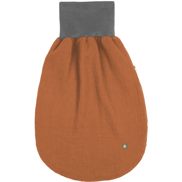 Odenwälder Musselin-Schlafnestchen Rust 1 Odenwälder Musselin-Schlafnestchen Rust