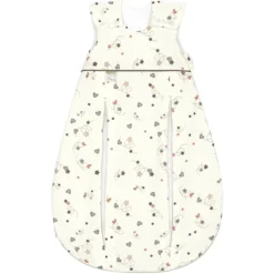 ODENWÄLDER Primaklima Jersey-Schlafsack Looping Hearts Rust-brown