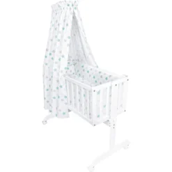 Pink Or Blue Komplettwiegenset LINDA Weiß