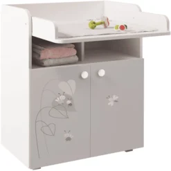 Polini Kids Wickelkommode French Amis 1270 Weiß