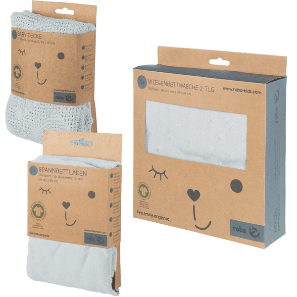 Roba Geschenkset Jersey Schlafen Klein Lil Planet Türkis 1 Roba Geschenkset Jersey Schlafen Klein Lil Planet Türkis
