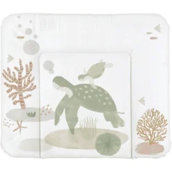 Rotho Babydesign Rotho Wickelauflage Motiv Sea Life, 85 X 72 X 5 Cm