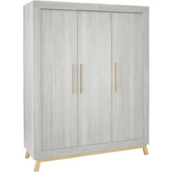 Schardt Kleiderschrank Miami Grey 3-türig