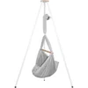SCHMUSEWOLKE Baby Federwiege Bio Grey Mit Tipi Weiß