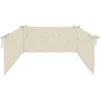 SONNE Nestchen Taupe 34x180cm