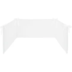 SONNE Nestchen Uni 26x180cm Weiss