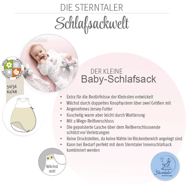 Sterntaler Babyschlafsack Edda 6 Sterntaler Babyschlafsack Edda – Bild 6