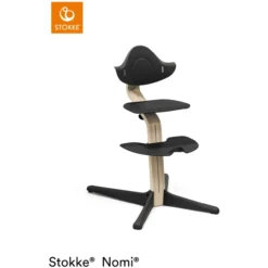 STOKKE® Nomi® Hochstuhl Buche Natur / Schwarz