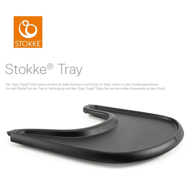 STOKKE® Tripp Trapp® Tray Schwarz 1 STOKKE® Tripp Trapp® Tray Schwarz