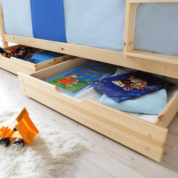 TICAA Schubkasten Set Für Etagenbetten Natur 1 TICAA Schubkasten Set Für Etagenbetten Natur